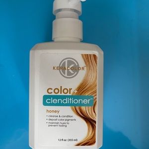 Color +conditioner. Keracolor.  Honey color
